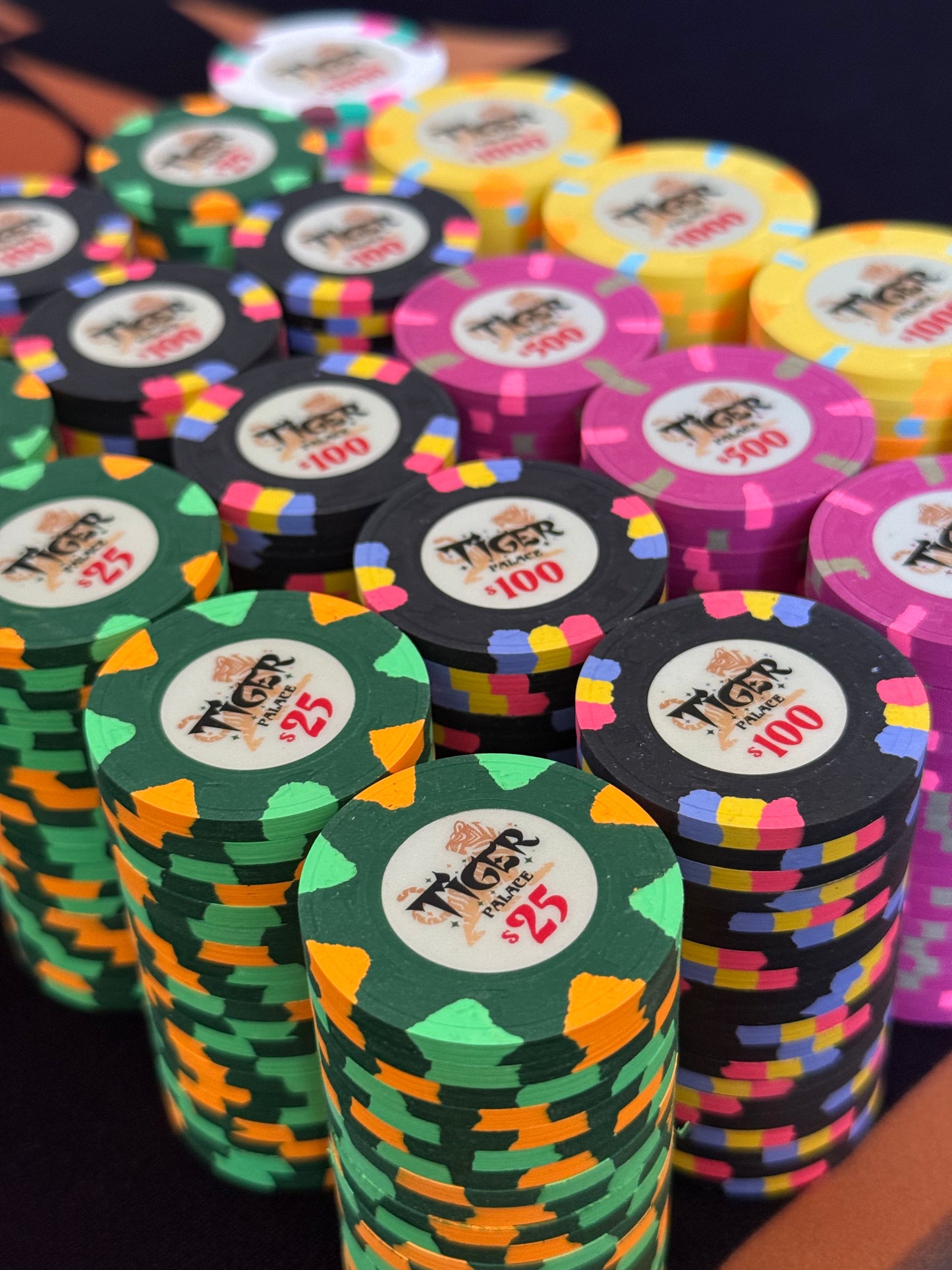 Tiger Palace (Paulson) Tournament Set: T-25 Based, VIP2, 400 chips