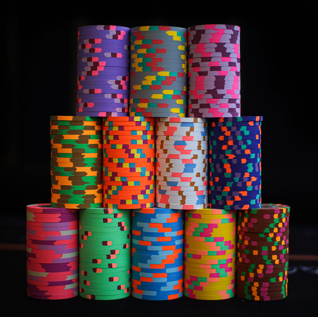 Tiger Palace (Paulson) Secondary Cash $1 chip - Blue Grain 39mm - One Barrel