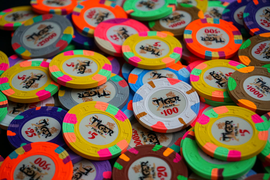 Tiger Palace (Paulson) Secondary Cash $5 chip - Yellow 39mm - One Barrel