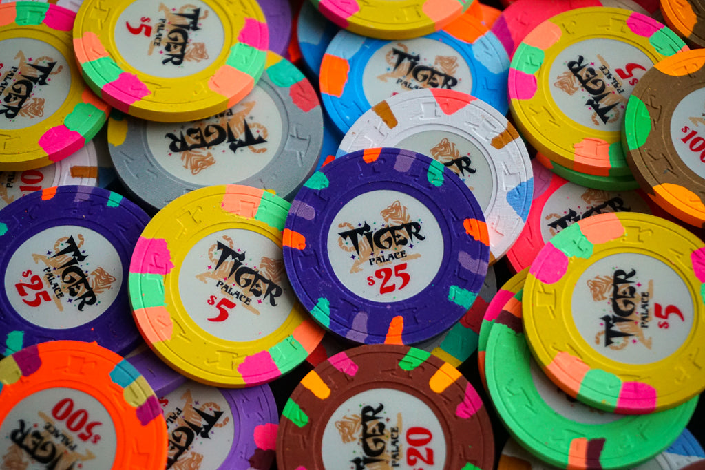 Tiger Palace (Paulson) Secondary Cash $25 chip - Blurple (Purple) 39mm - One Barrel