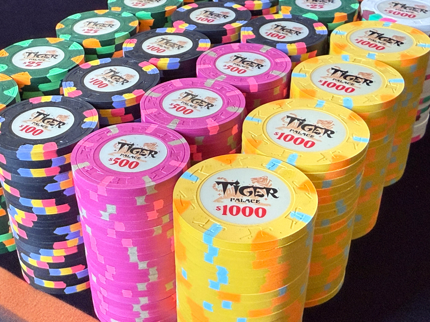 Tiger Palace (Paulson) Tournament Set: T-25 Based, VIP2, 400 chips