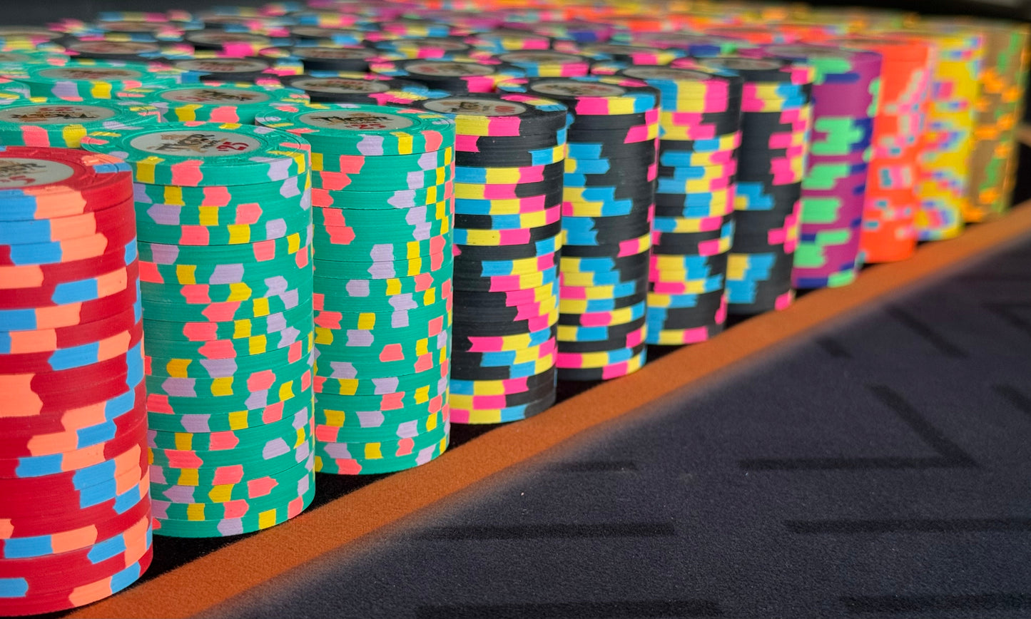 Tiger Palace (Paulson) Cash Set: VIP1 $5/$10 to $50/$100+ 'Vegas' set - 1200 chips