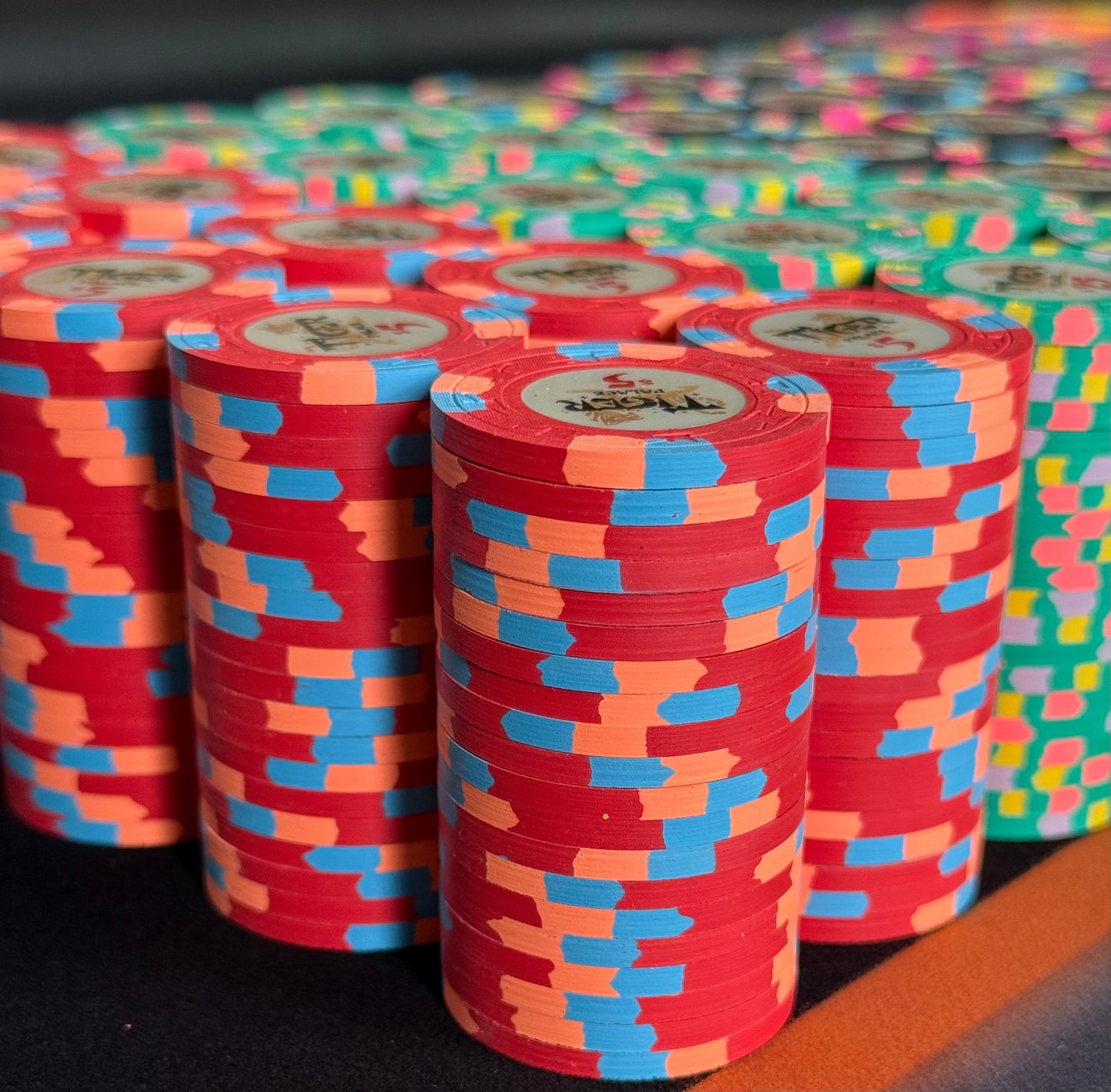 Tiger Palace (Paulson) Cash Set: VIP1 $5/$10 to $50/$100+ 'Vegas' set - 1200 chips