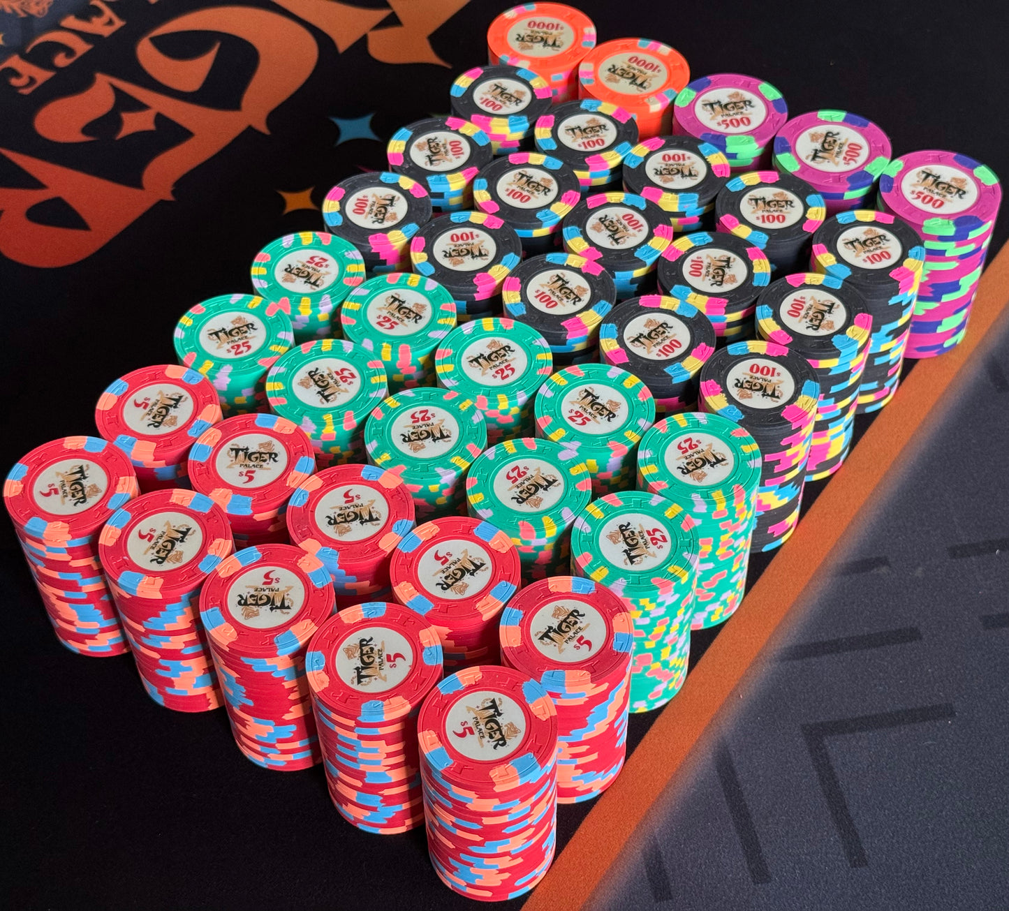 Tiger Palace (Paulson) Cash Set: VIP1 $5/$10 'Vegas' set - 800 chips