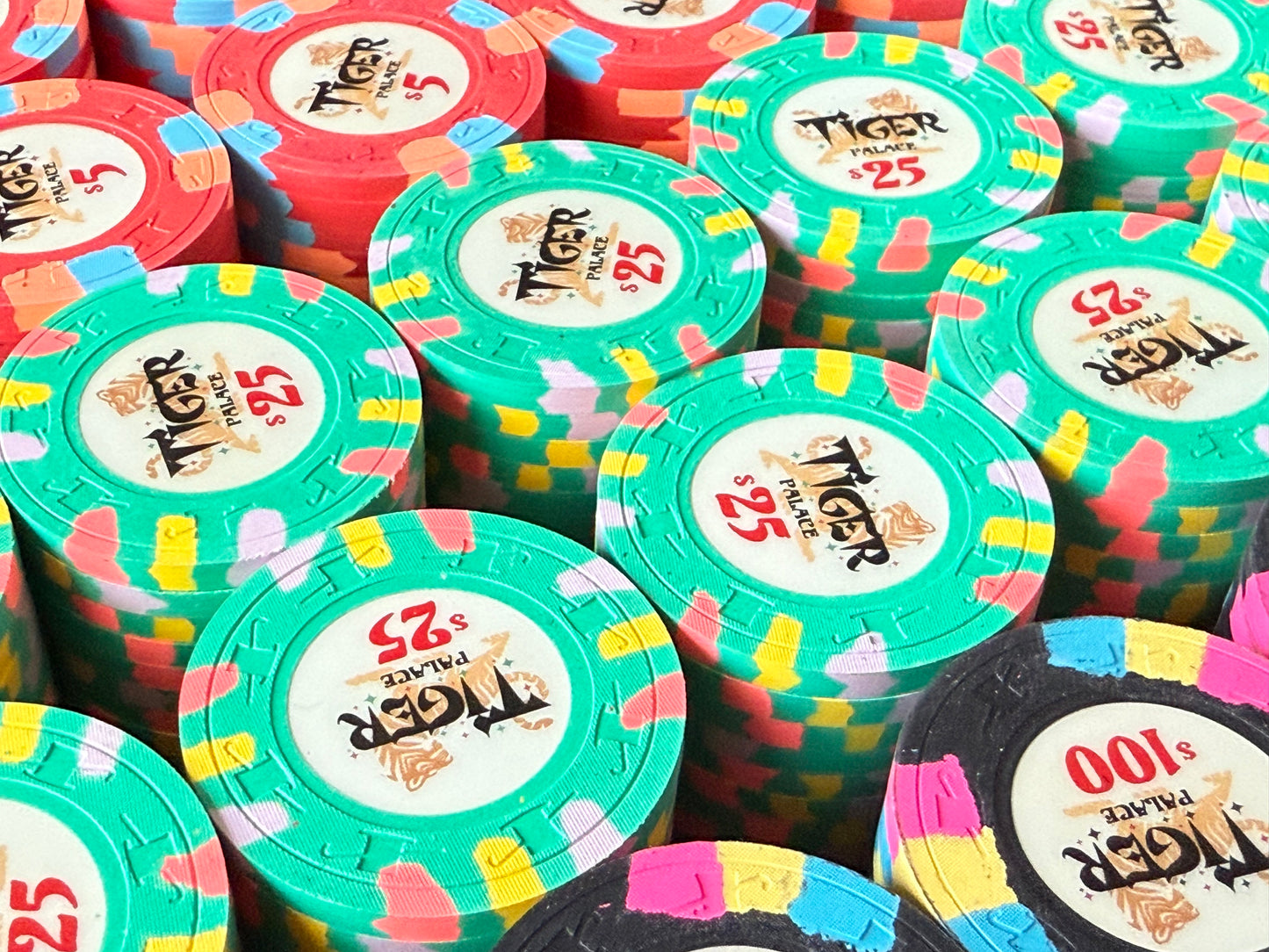 Tiger Palace (Paulson) Cash Set: VIP1 $5/$10 'Vegas' set - 800 chips