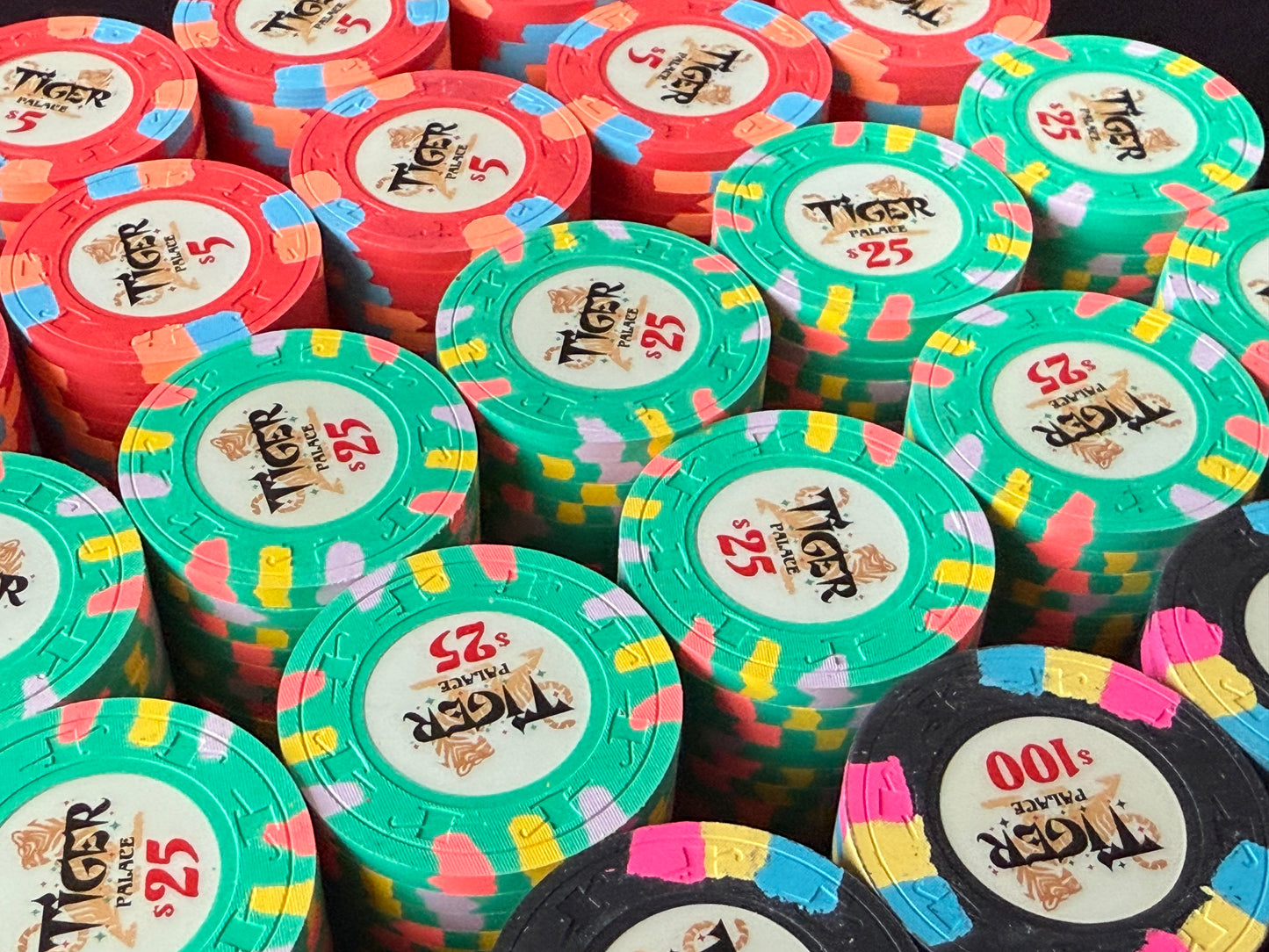 Tiger Palace (Paulson) Cash Set: VIP1 $2/$5 'Vegas' set - 700 chips