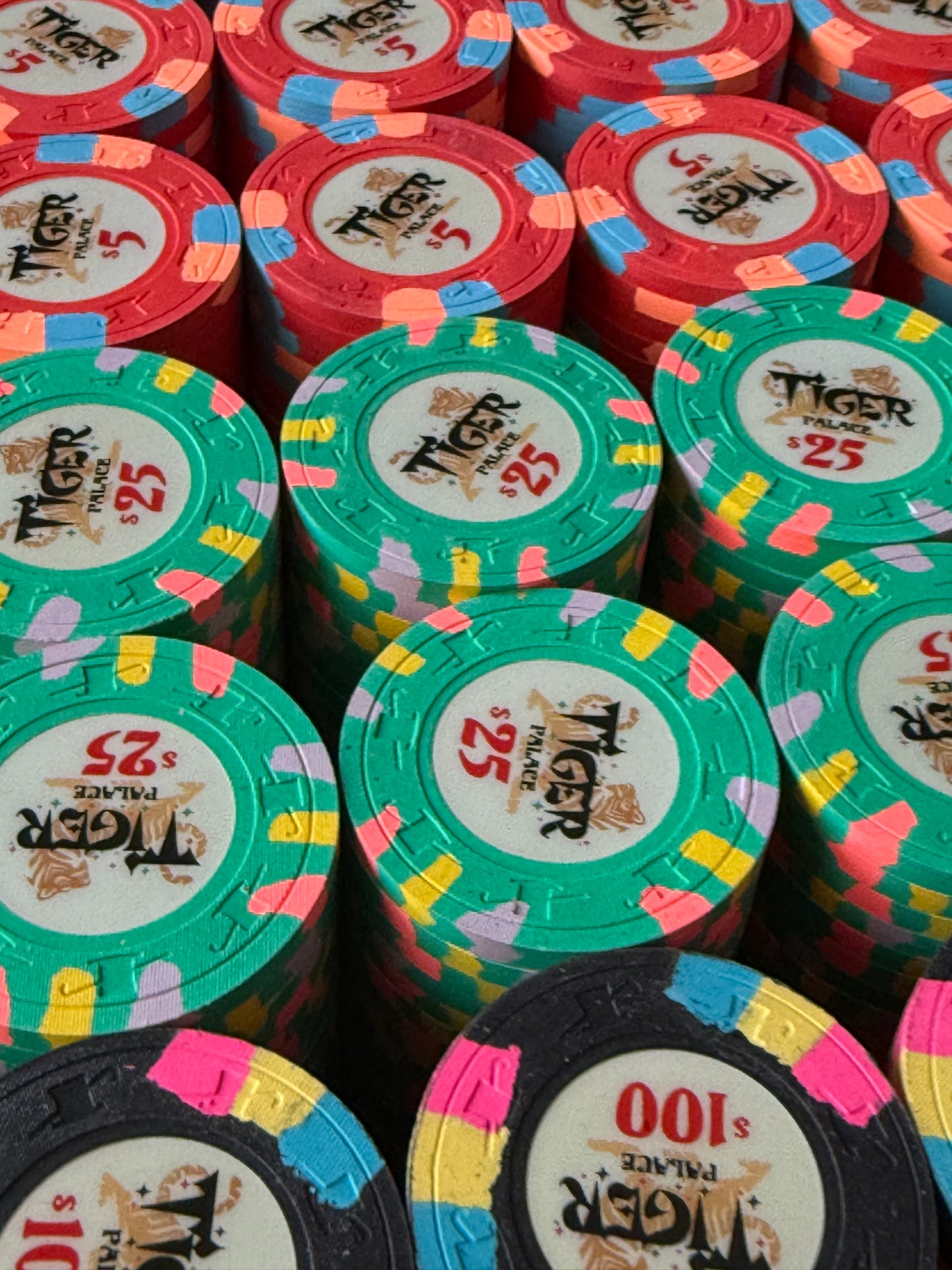 Tiger Palace (Paulson) Cash Set: VIP1 $5/$10 'Vegas' set - 800 chips