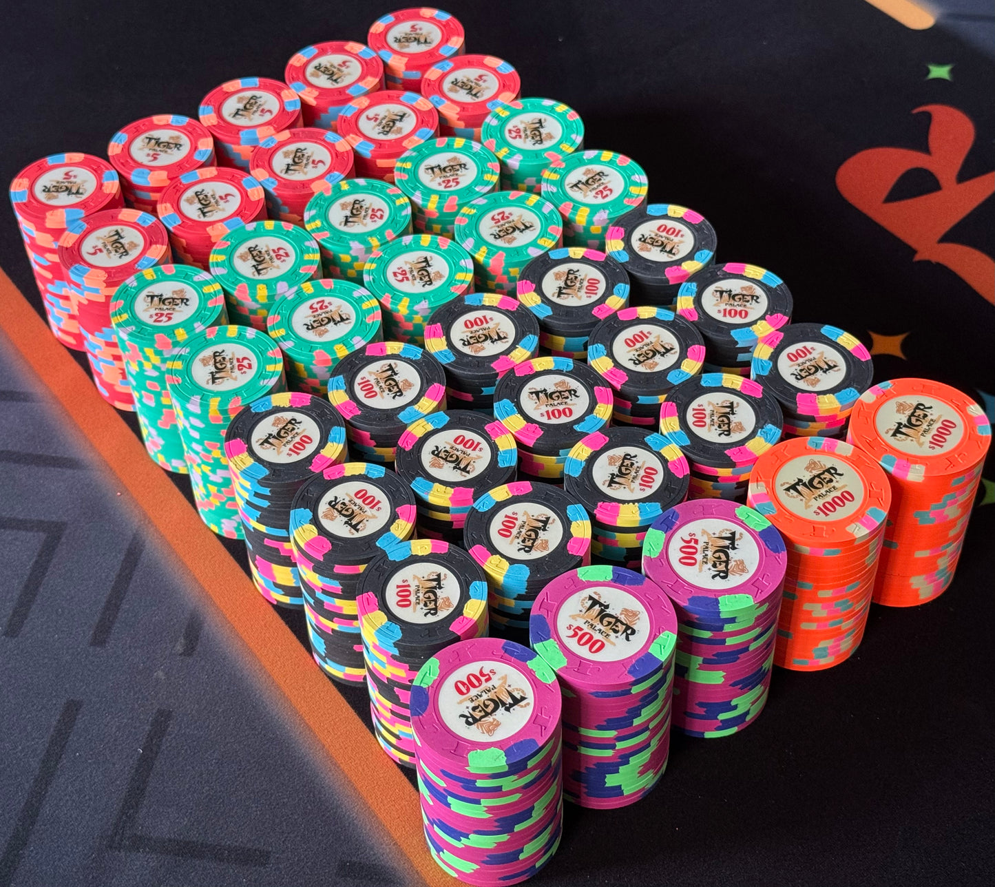 Tiger Palace (Paulson) Cash Set: VIP1 $5/$10 'Vegas' set - 800 chips