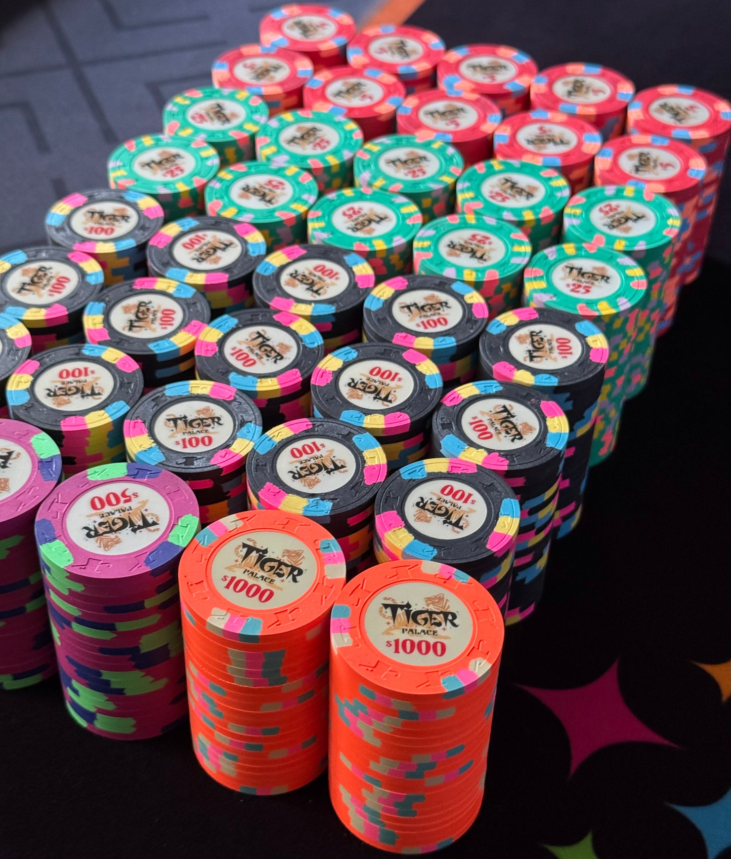 Tiger Palace (Paulson) Cash Set: VIP1 $5/$10 'Vegas' set - 800 chips
