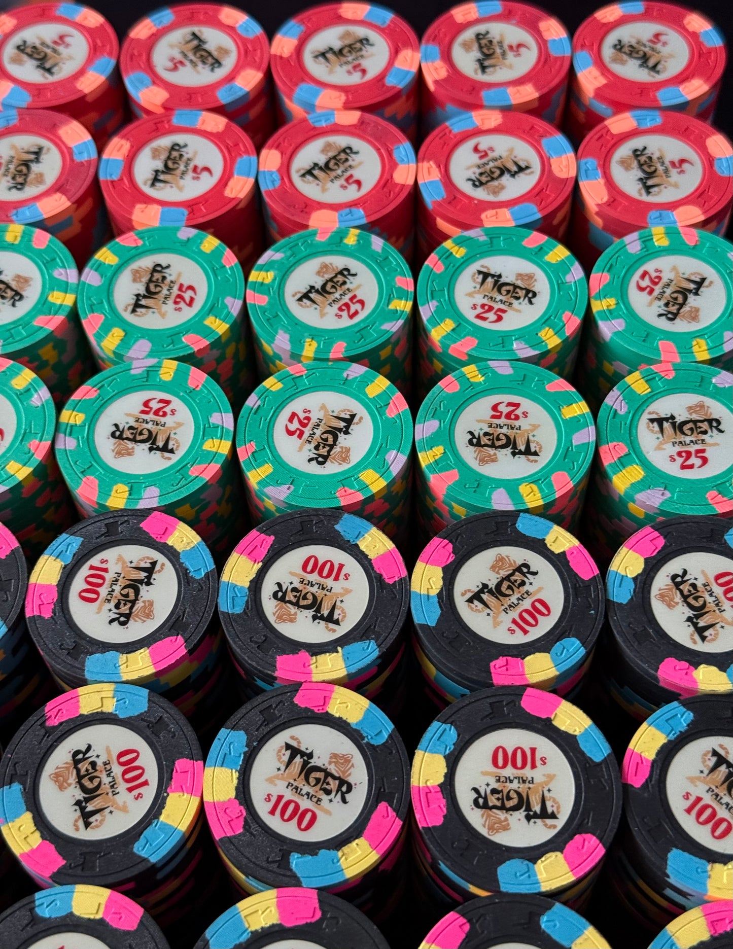 Tiger Palace (Paulson) Cash Set: VIP1 $5/$10 'Vegas' set - 800 chips
