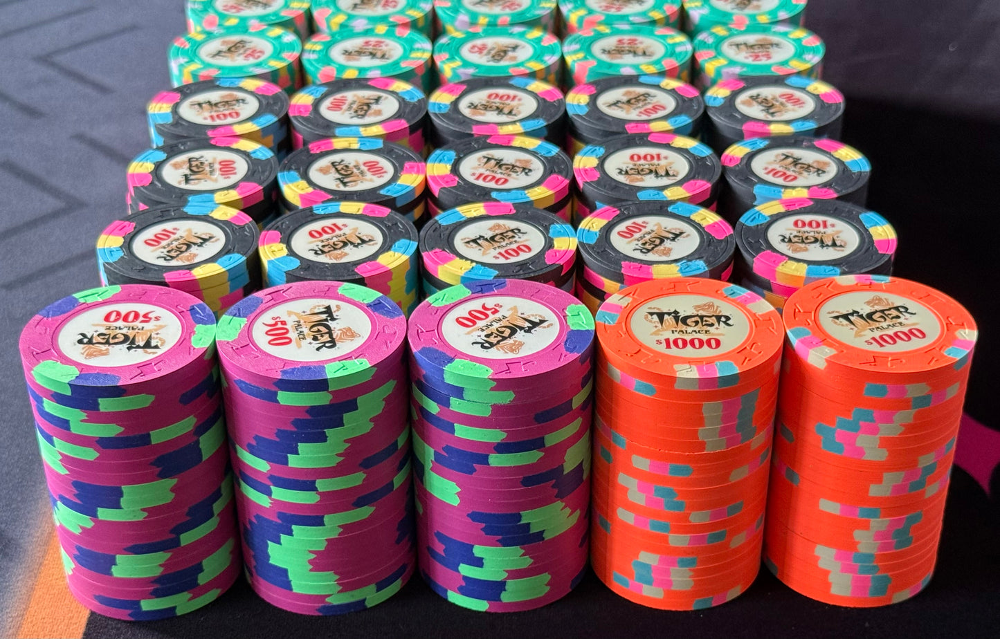 Tiger Palace (Paulson) Cash Set: VIP1 $5/$10 'Vegas' set - 800 chips