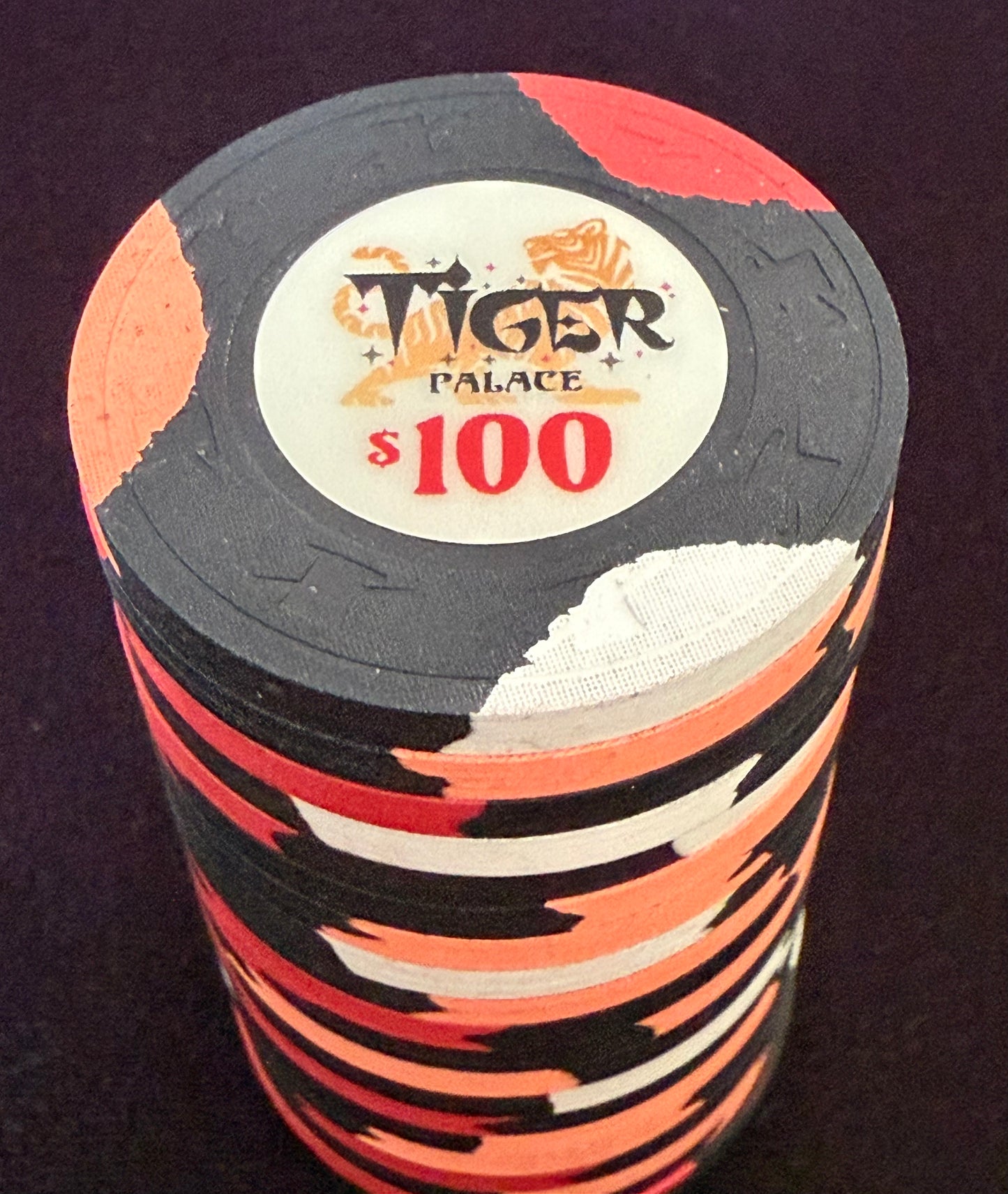 Tiger Palace (Paulson) Tri-moon cash $100 - Black 39mm - One Barrel