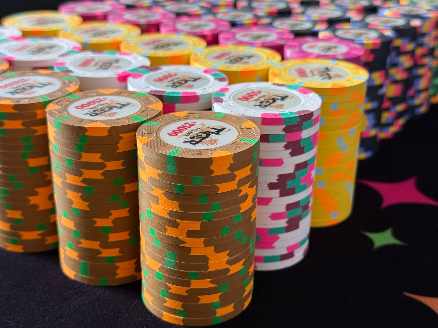 Tiger Palace (Paulson) Cash Set: VIP2 $25/$50 to $50/$100+ 'Vegas' set - 1000 chips