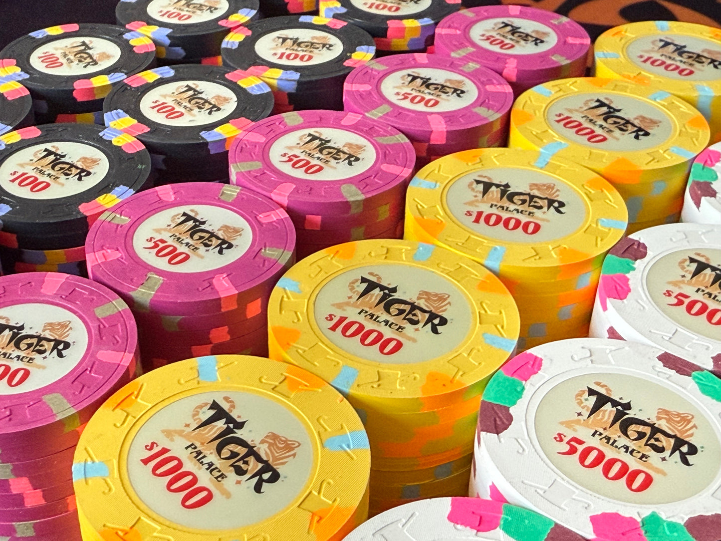 Tiger Palace (Paulson) Tournament Set: T-100 Based, VIP2, 500 chips