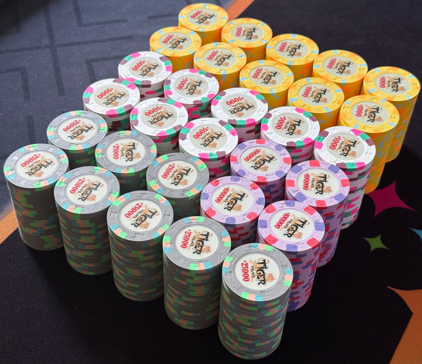 Tiger Palace (Paulson) Tournament Set: T-1000 Based, VIP2, 600 chips
