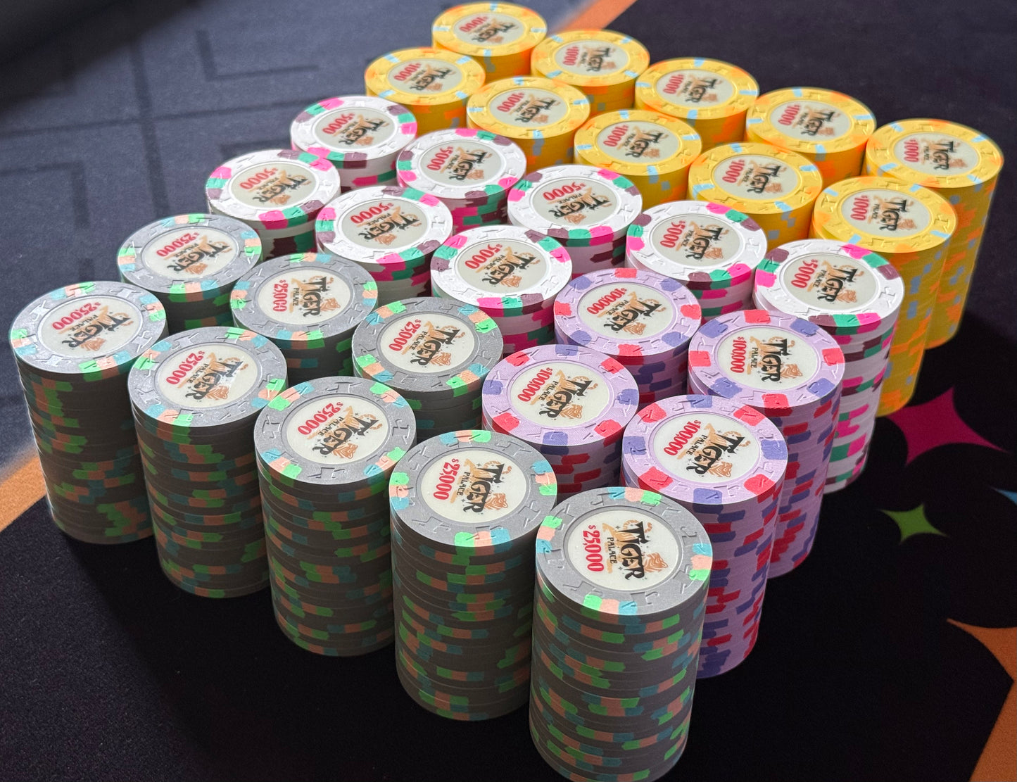Tiger Palace (Paulson) Tournament Set: T-1000 Based, VIP2, 600 chips