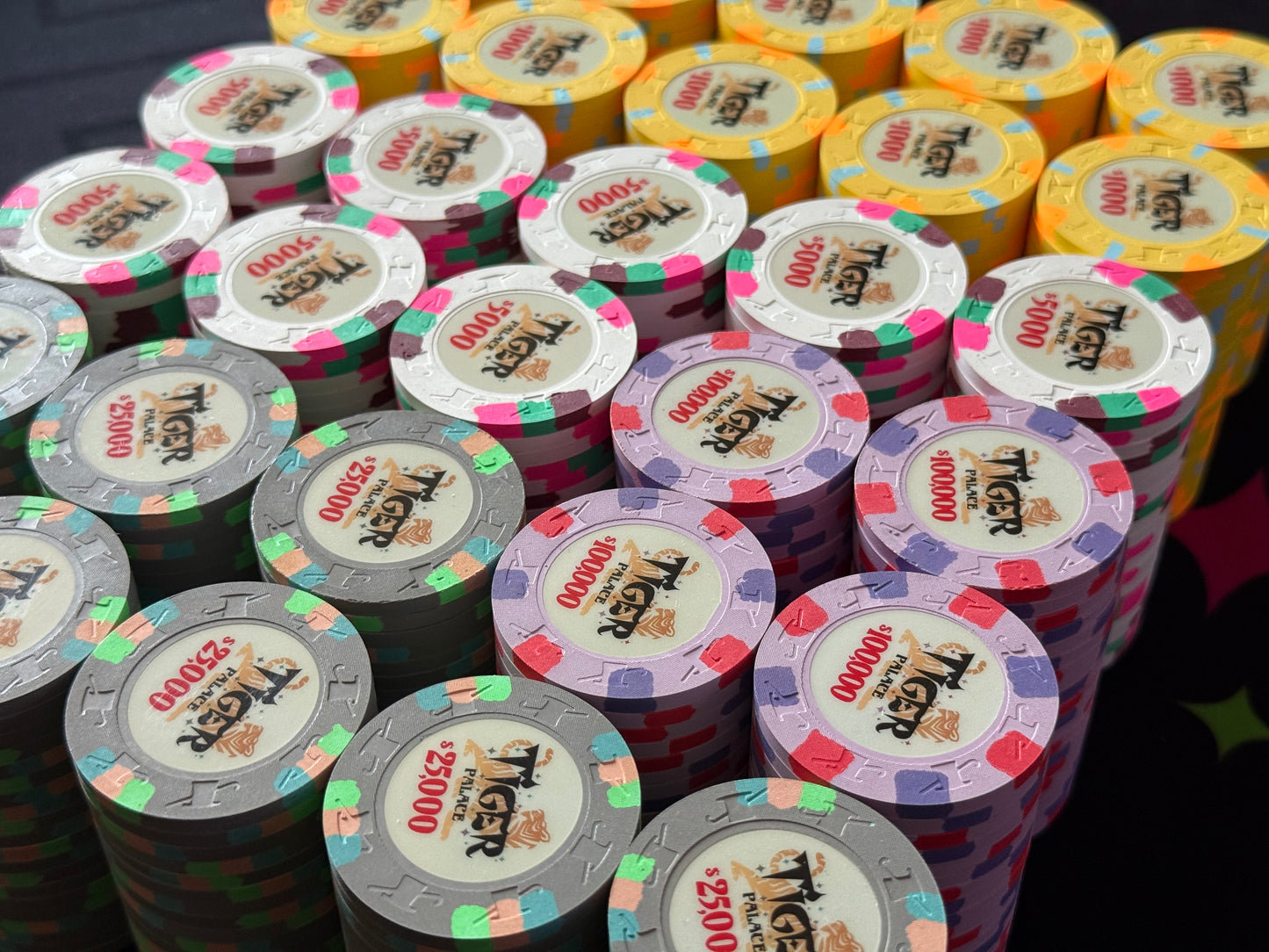 Tiger Palace (Paulson) Tournament Set: T-1000 Based, VIP2, 600 chips