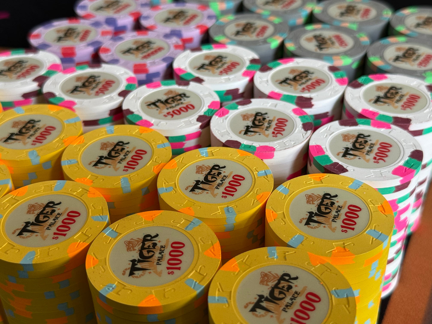 Tiger Palace (Paulson) Tournament Set: T-1000 Based, VIP2, 600 chips
