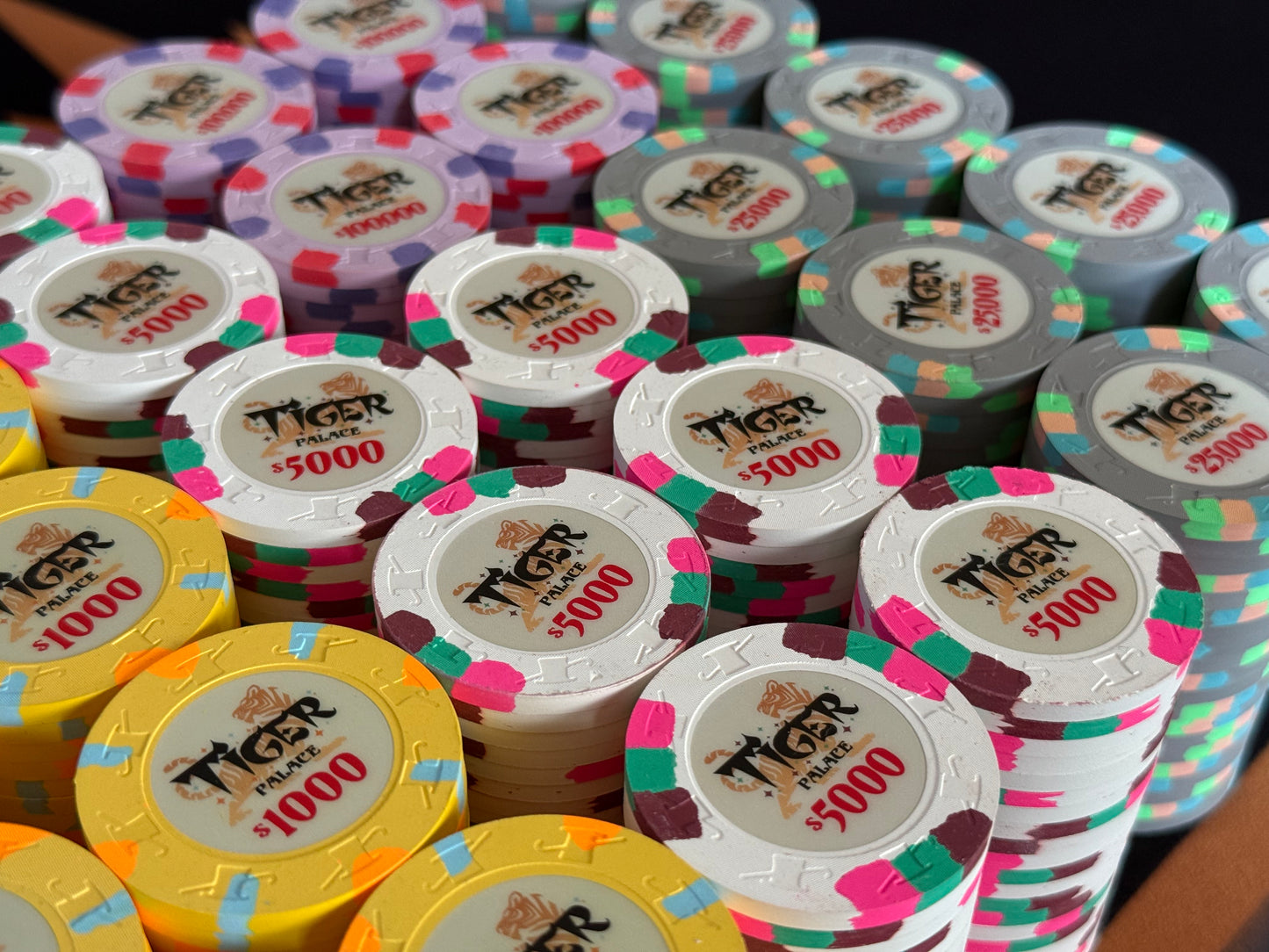 Tiger Palace (Paulson) Tournament Set: T-1000 Based, VIP2, 600 chips