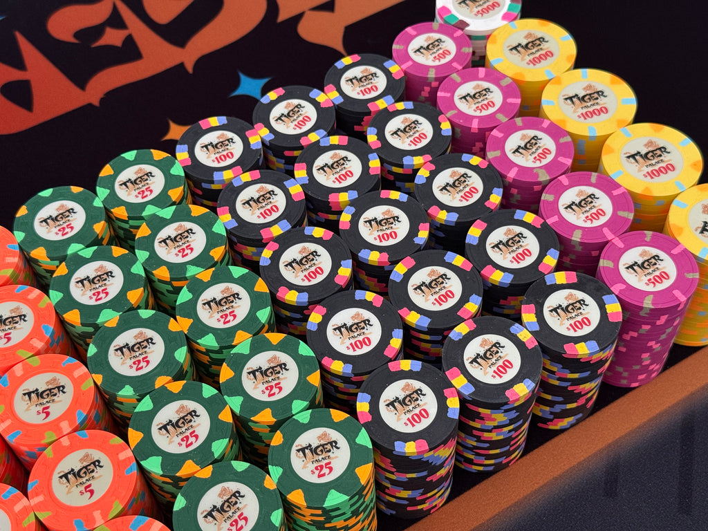 Tiger Palace (Paulson) Cash Set: VIP2 $5/$10/$25+ 'Vegas' set - 900 chips