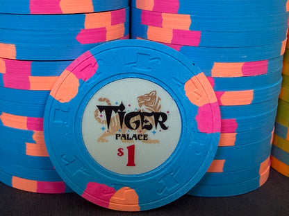 Tiger Palace (Paulson) relabeled $0.25/$0.50 Cash Set (cali colors, green fracs)- 700 Chips