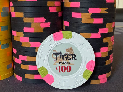 Tiger Palace (Paulson) relabeled $1/$2 Cash Set (cali colors, black $20s) - 700 Chips