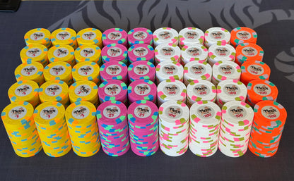 Tiger Palace (Paulson) relabeled $5/$10 Cash Set (cali colors) - 900 Chips