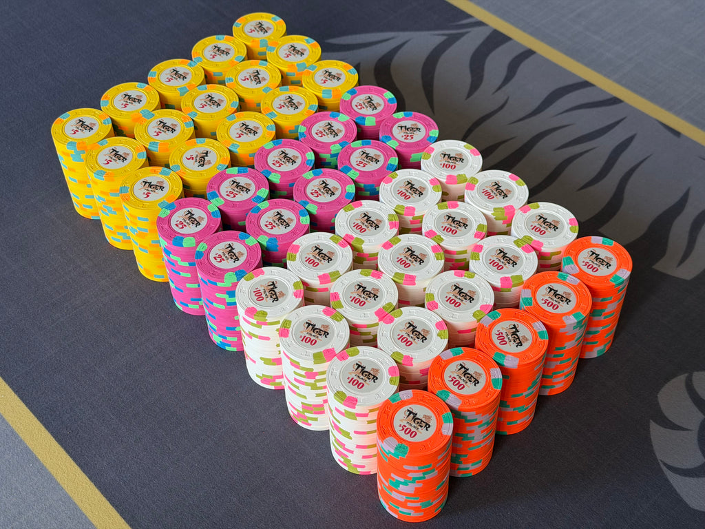 Tiger Palace (Paulson) relabeled $5/$10 Cash Set (cali colors) - 900 Chips