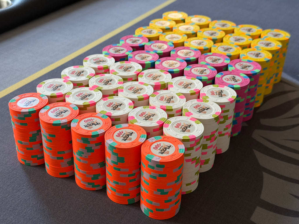 Tiger Palace (Paulson) relabeled $5/$10 Cash Set (cali colors) - 900 Chips