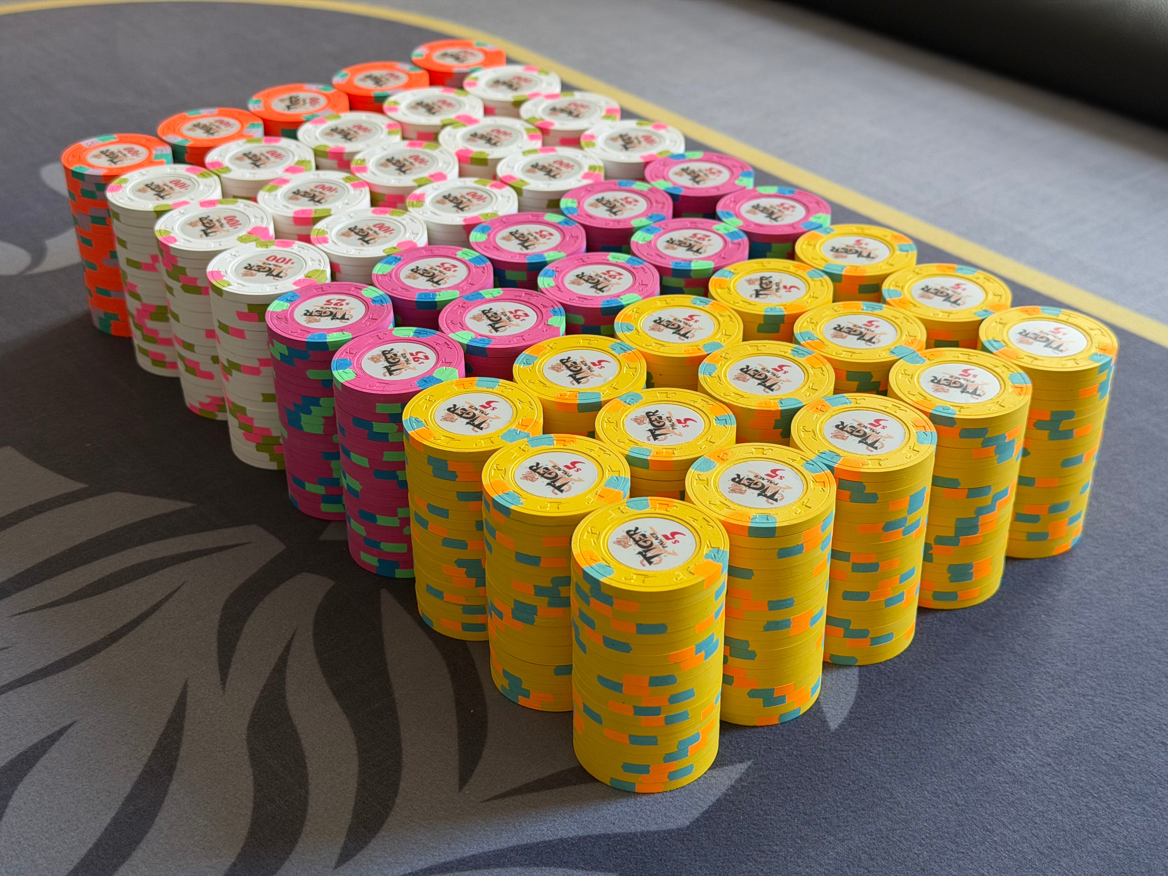 Tiger Palace (Paulson) relabeled $5/$10 Cash Set (cali colors) - 900 Chips
