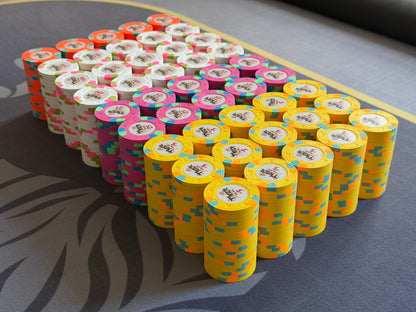 Tiger Palace (Paulson) relabeled $5/$10 Cash Set (cali colors) - 900 Chips