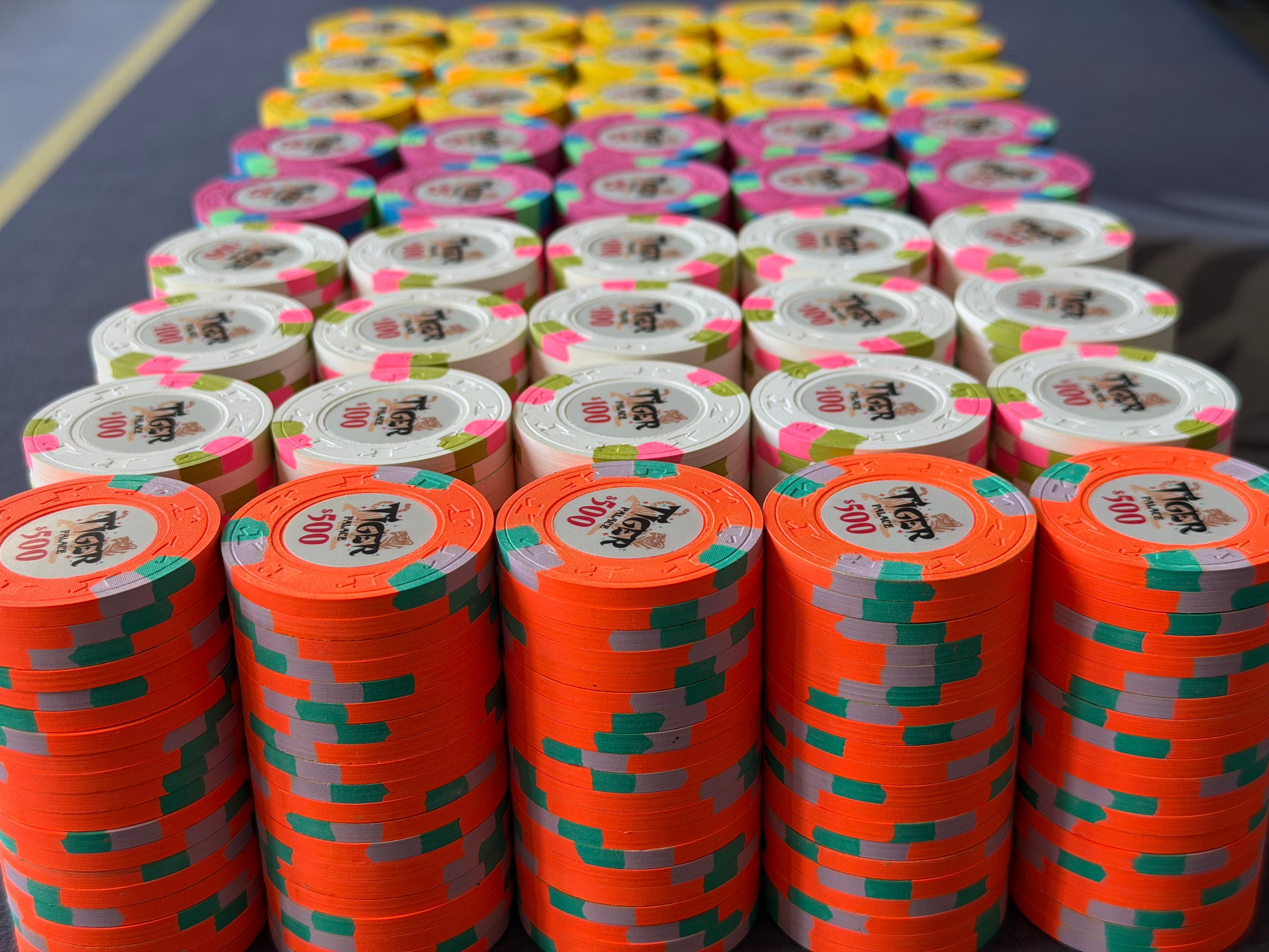 Tiger Palace (Paulson) relabeled $5/$10 Cash Set (cali colors) - 900 Chips