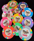 Tiger Palace (Paulson) Sample Set - Secondary Cash 39/43mm (12 chips)
