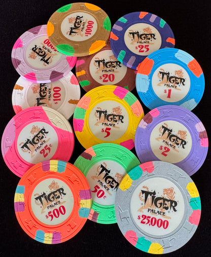 Tiger Palace (Paulson) Sample Set - Secondary Cash 39/43mm (12 chips)