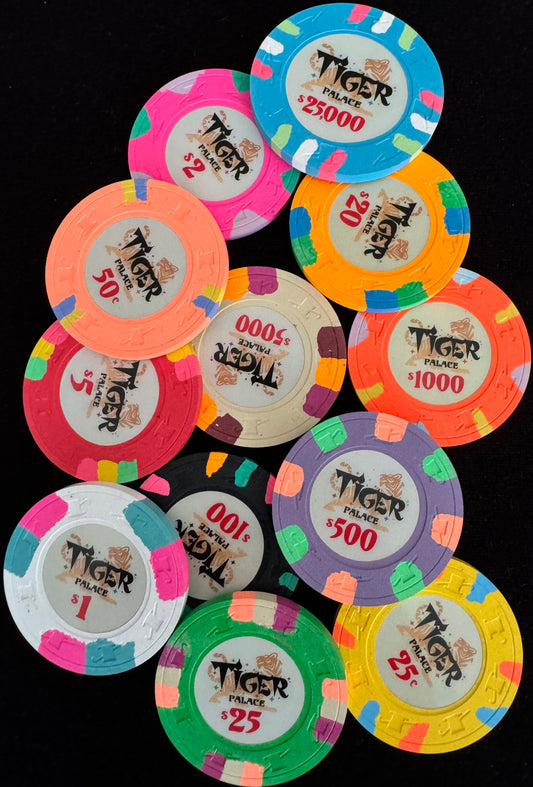 Tiger Palace (Paulson) Sample Set - Primary Cash 39/43mm (12 chips)