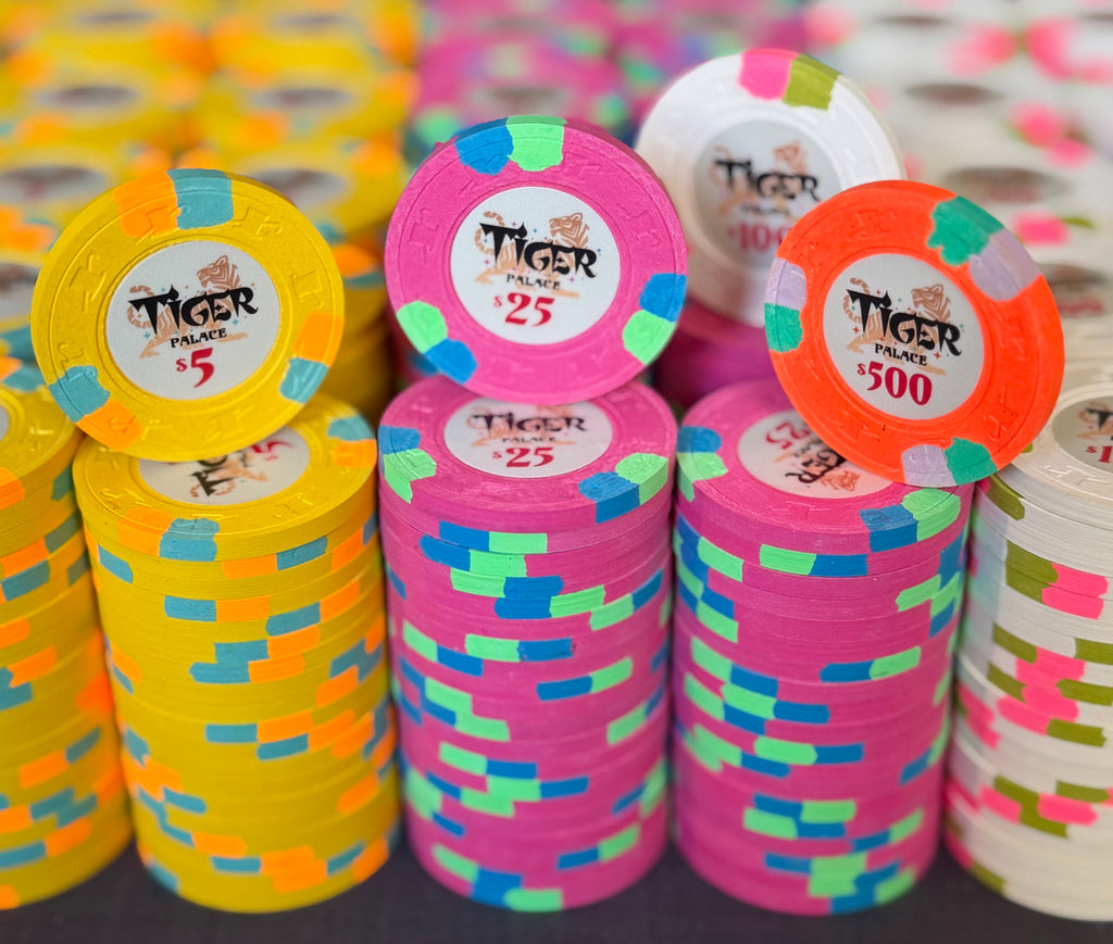 Tiger Palace (Paulson) relabeled $5/$10 Cash Set (cali colors) - 900 Chips