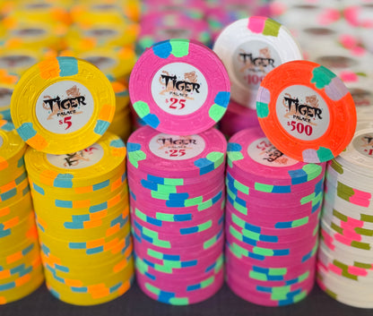 Tiger Palace (Paulson) relabeled $5/$10 Cash Set (cali colors) - 900 Chips