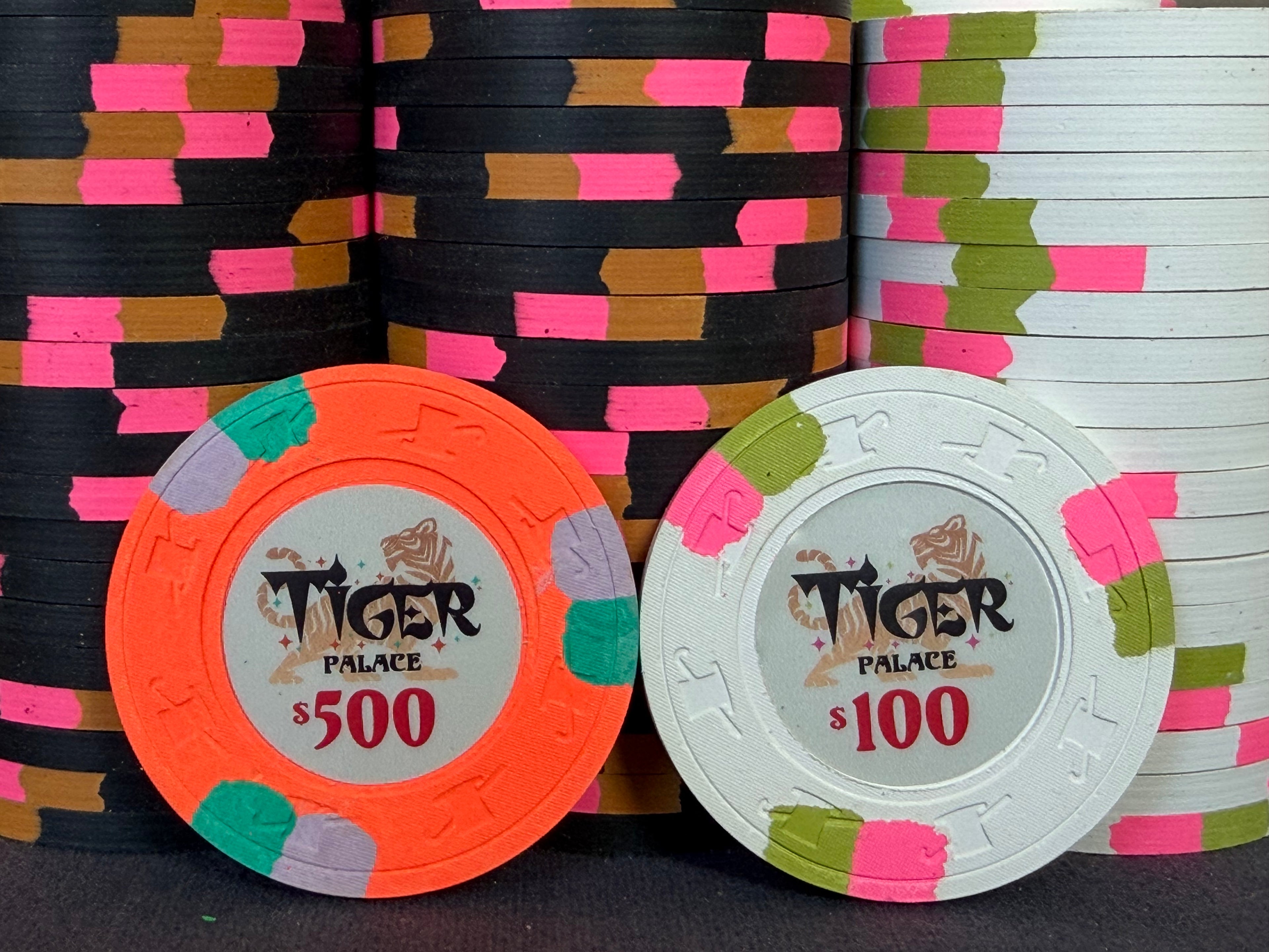Tiger Palace (Paulson) relabeled $2/$5 Cash Set (cali colors) - 700 Chips