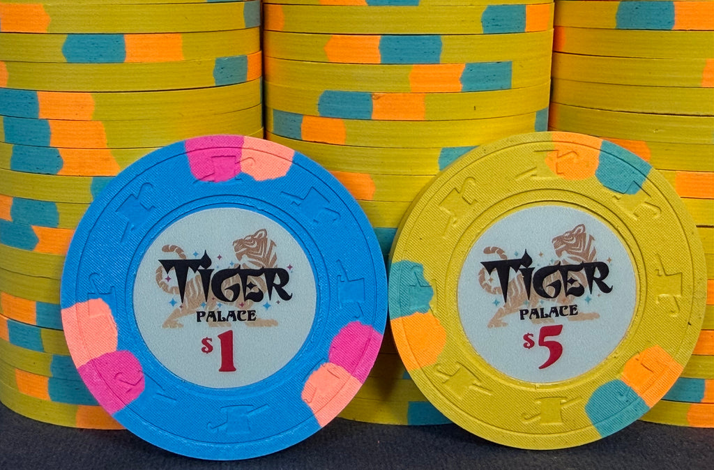 Tiger Palace (Paulson) relabeled $2/$5 Cash Set (cali colors) - 700 Chips