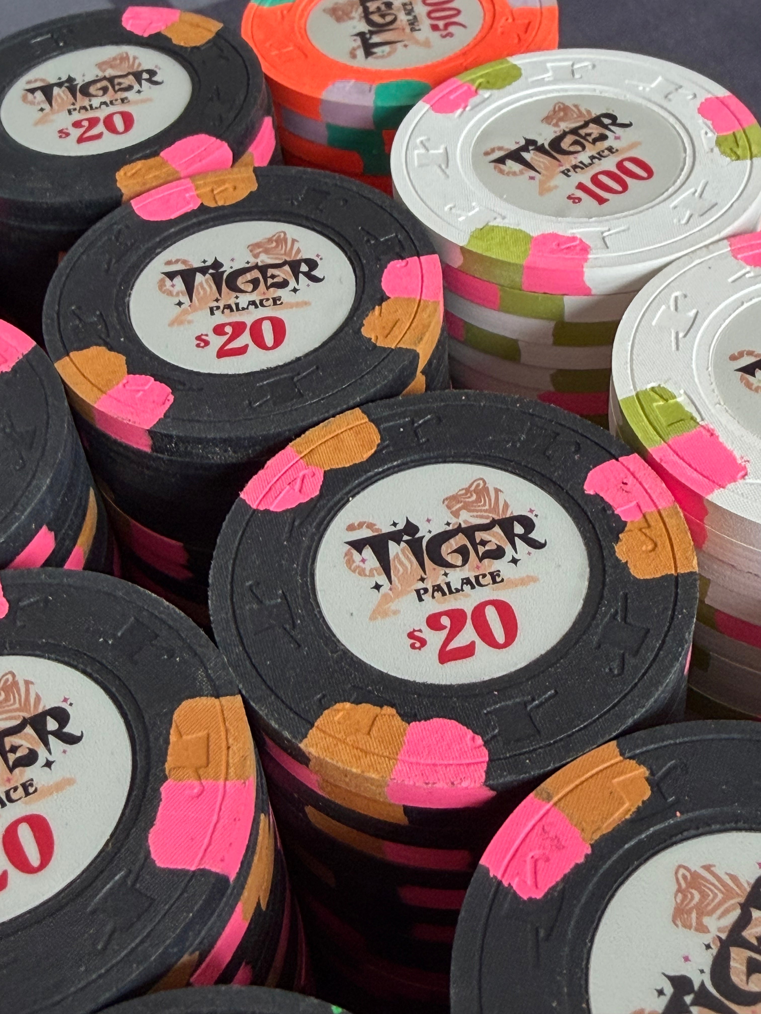 Tiger Palace (Paulson) relabeled $2/$5 Cash Set (cali colors) - 700 Chips