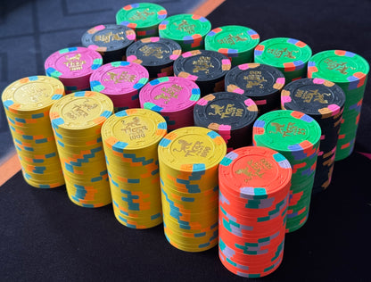 Tiger Palace (Paulson) T-25 Based Hot Stamp Tournament Set (all 39mm), 400 chips