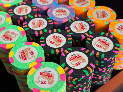 Tiger Palace (Paulson) Tournament Set: T-25 Based, oversized (43mm), 400 chips