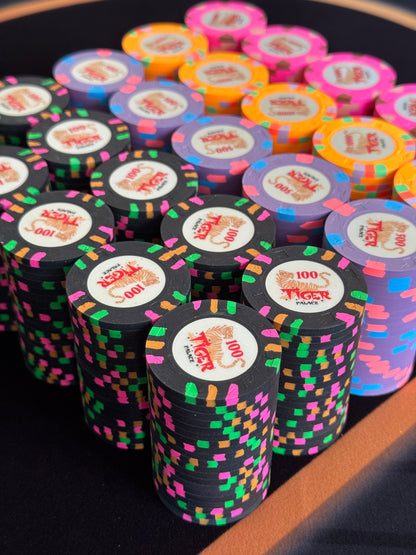 Tiger Palace (Paulson) Tournament Set: T-100 Based, oversized (43mm), 500 chips