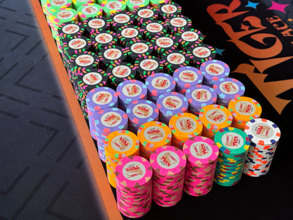 Tiger Palace (Paulson) Ultimate High Stakes Cash Set - 1200 oversized (43mm) chips