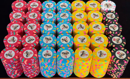 Tiger Palace (Paulson) Cash Set: Custom 'Bear Claws' - $0.25/$0.50 'Cali' Set - 700 chips