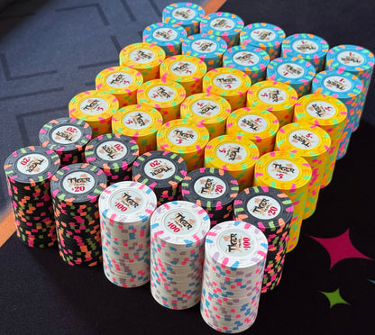 Tiger Palace (Paulson) Cash Set: Custom 'Bear Claws' - $1/$2 'Cali' Set - 700 chips