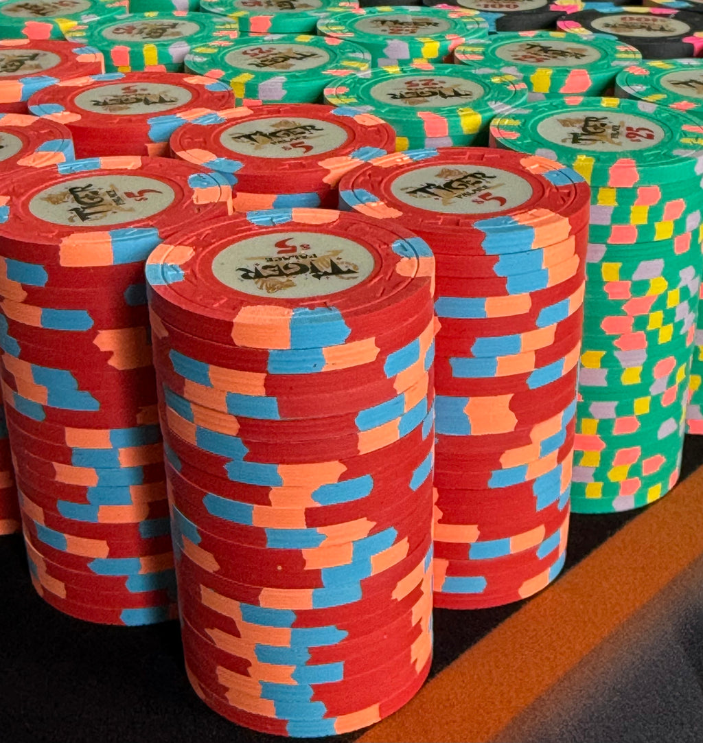Tiger Palace (Paulson) Cash Set: VIP1 $5/$10 to $50/$100+ 'Vegas' set - 1200 chips