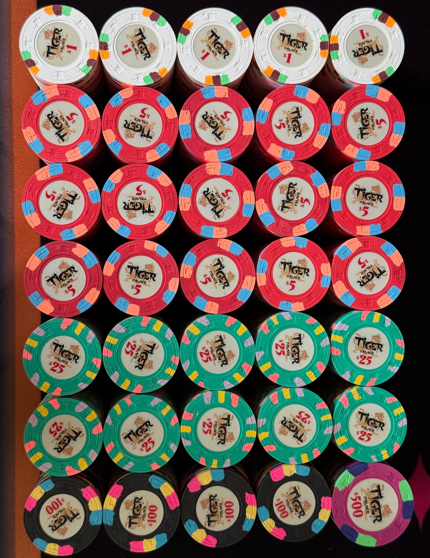 Tiger Palace (Paulson) Cash Set: VIP1 $2/$5 'Vegas' set - 700 chips