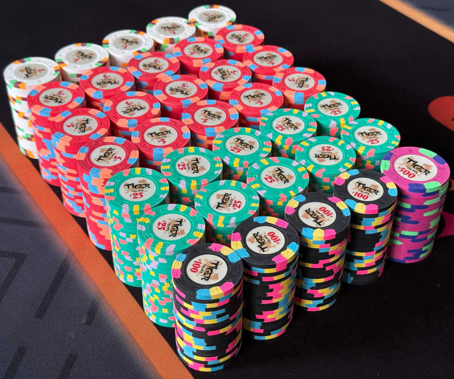 Tiger Palace (Paulson) Cash Set: VIP1 $2/$5 'Vegas' set - 700 chips