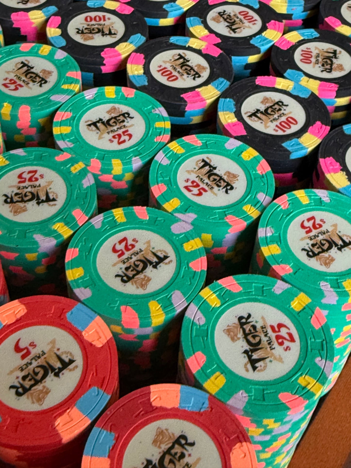 Tiger Palace (Paulson) Cash Set: VIP1 $5/$10  'Vegas' set - 800 chips